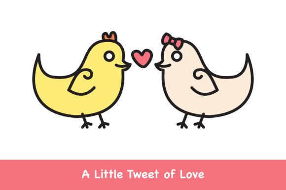 A Little Tweet of Love: Graphics & Illustrations for Warm Editorial Moments