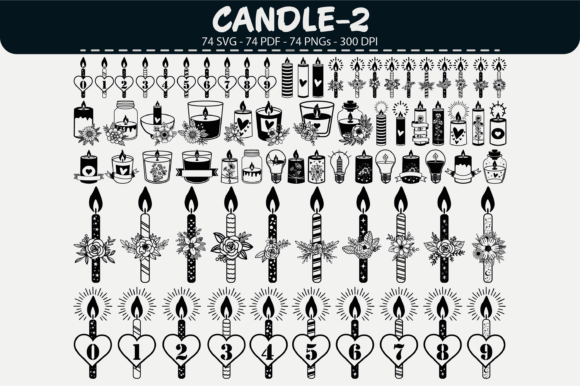 Candle Vector Clipart – 74 Graphics & Illustrations