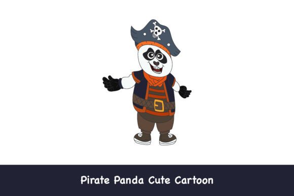 Pirate Panda Cute Cartoon Graphics & Illustrations Review