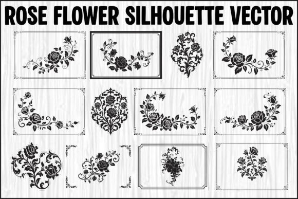 Rose Flower Silhouette Bundle: A Stitch-Ready Review