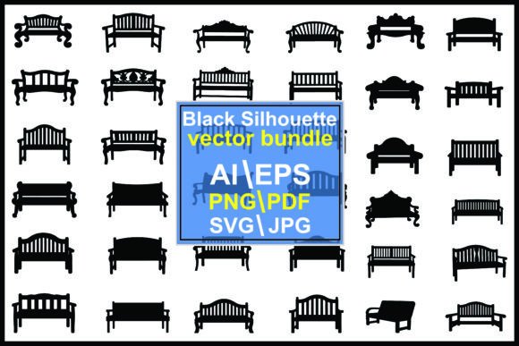 Silhouette Park Bench Graphics: Brand Illustrations Review