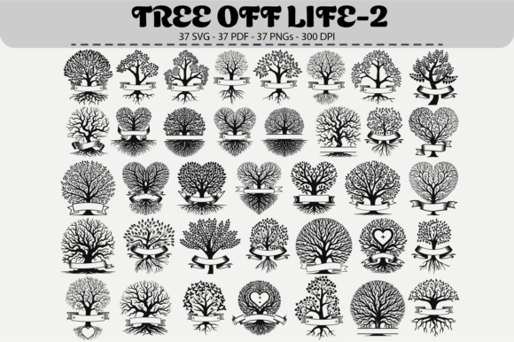 Tree of Life Banner Bundle – 37 Graphics & Illustrations